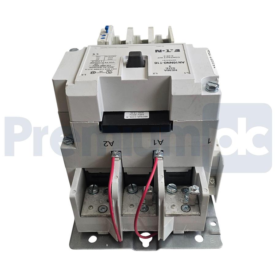 Used Eaton AN16NN0A-T16 Freedom NEMA Size 4 Starter 135A 120V-Coil AN16NN0-T16 NSNP