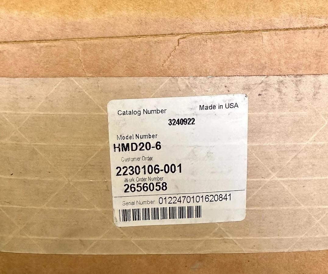 NEW SPX HANKISON HMD20-6 / HMD206 MEMBRANE AIR DRYER 3240922 175PSIG / 12 BAR