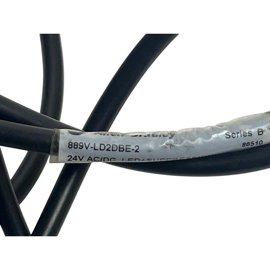 Allen-Bradley 889V-LD2DBE-2 DIN Valve Cable A Style 18mm 2-Pole 2m Series B