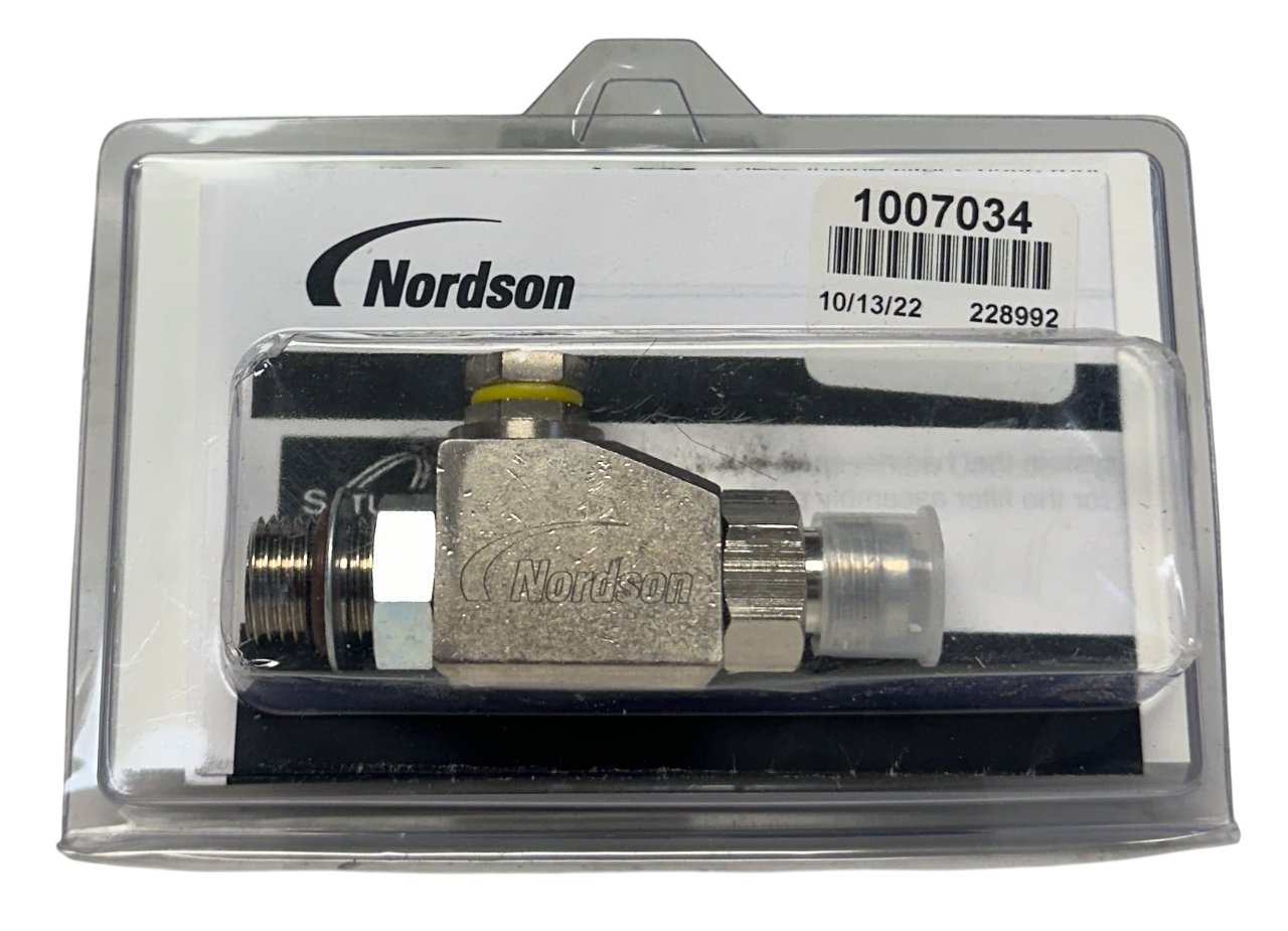 Used NORDSON 1007034 SATURN IN-LINE FILTER ASSEMBLY 100 MESH 1007373 NSMP