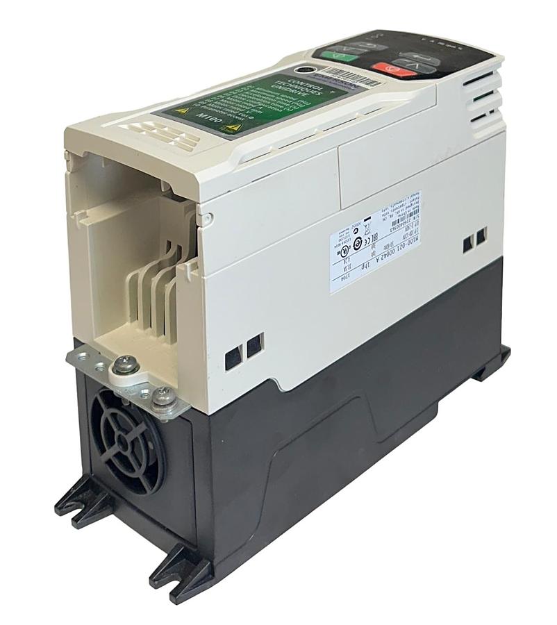 Used EMERSON CONTROL TECHNIQUES M100-021 00042 A / M100 UNIDRIVE 1HP 100-120V IN USNP