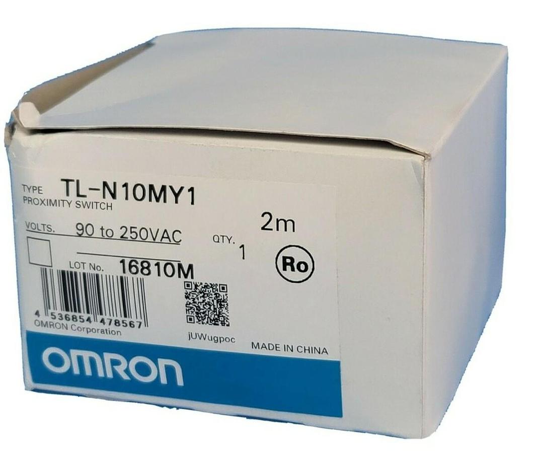 Used NIB OMRON TL-N10MY1 PROXIMITY SWITCH TLN10MY1, 90 TO 250VAC 2M
