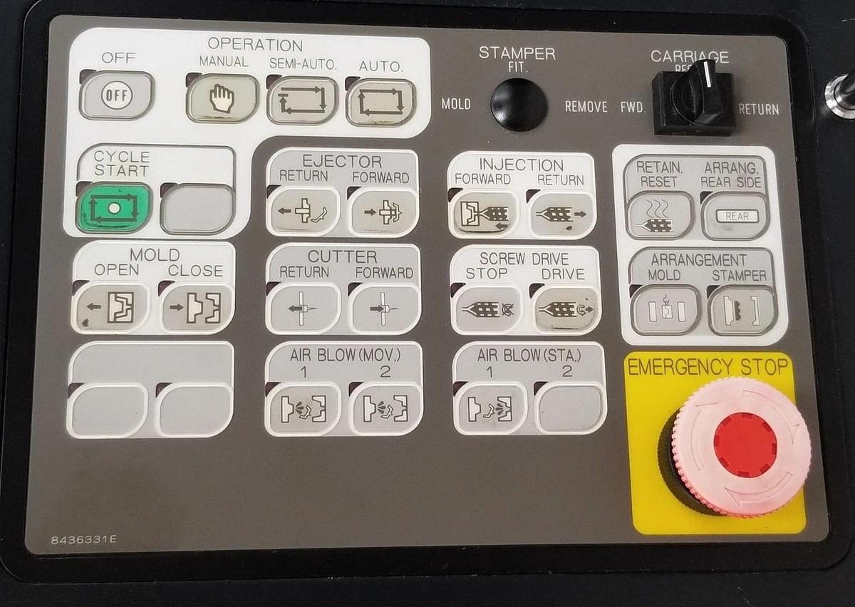 Used FUJI ELECTRIC VT-1000IID OPERATOR INTERFACE ASSEMBLY W/ NL6448AC33-18 , 8368289