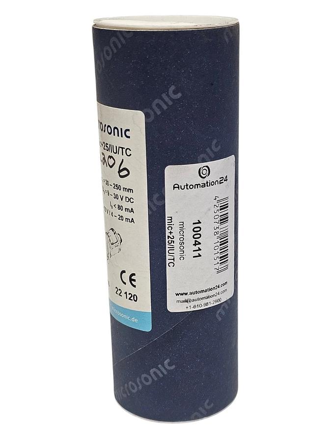 NEW MICROSONIC MIC+25/IU/TC ULTRASONIC SENSOR CH.-NR.: 1793700
