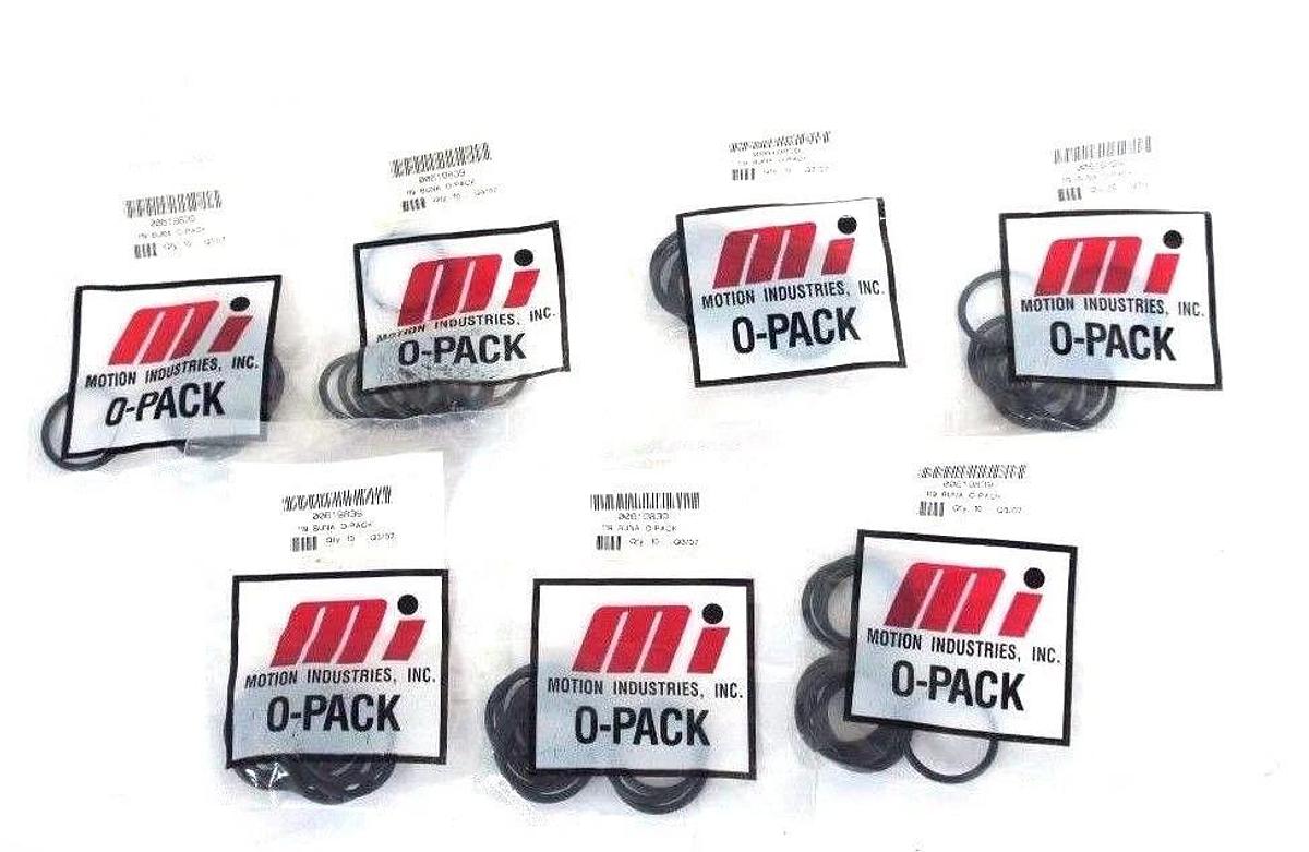 Used LOT OF 7 NEW MOTION INDUSTRIES 00619839 O-PACKS 119 BUNA (7 BAGS OF 10)
