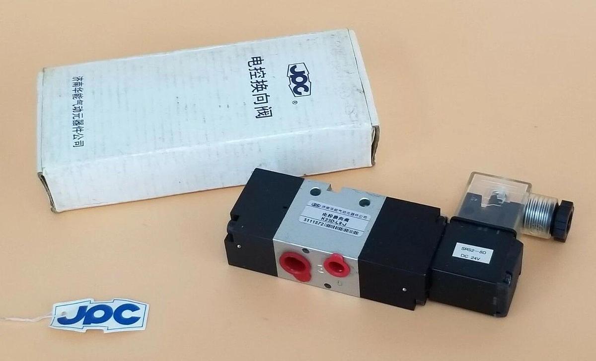 Used NIB JPC 948-5621-30-00 PRESSURE SWITCH VALVE K23D-L8-J W/ SRS2-8D SOLENOID 24VDC