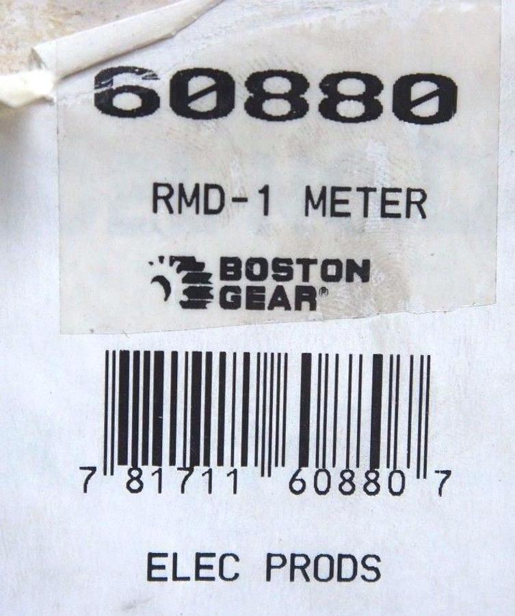 NIB BOSTON GEAR INCOM MODEL: RMD-1 DIGITAL PANEL METER 60880 RMD1