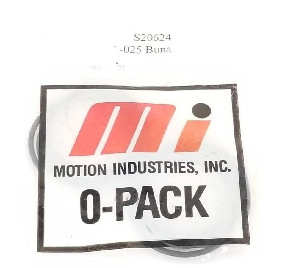 Used BAG OF 10 NEW MOTION INDUSTRIES S20624 -25 BUNA O-PACT
