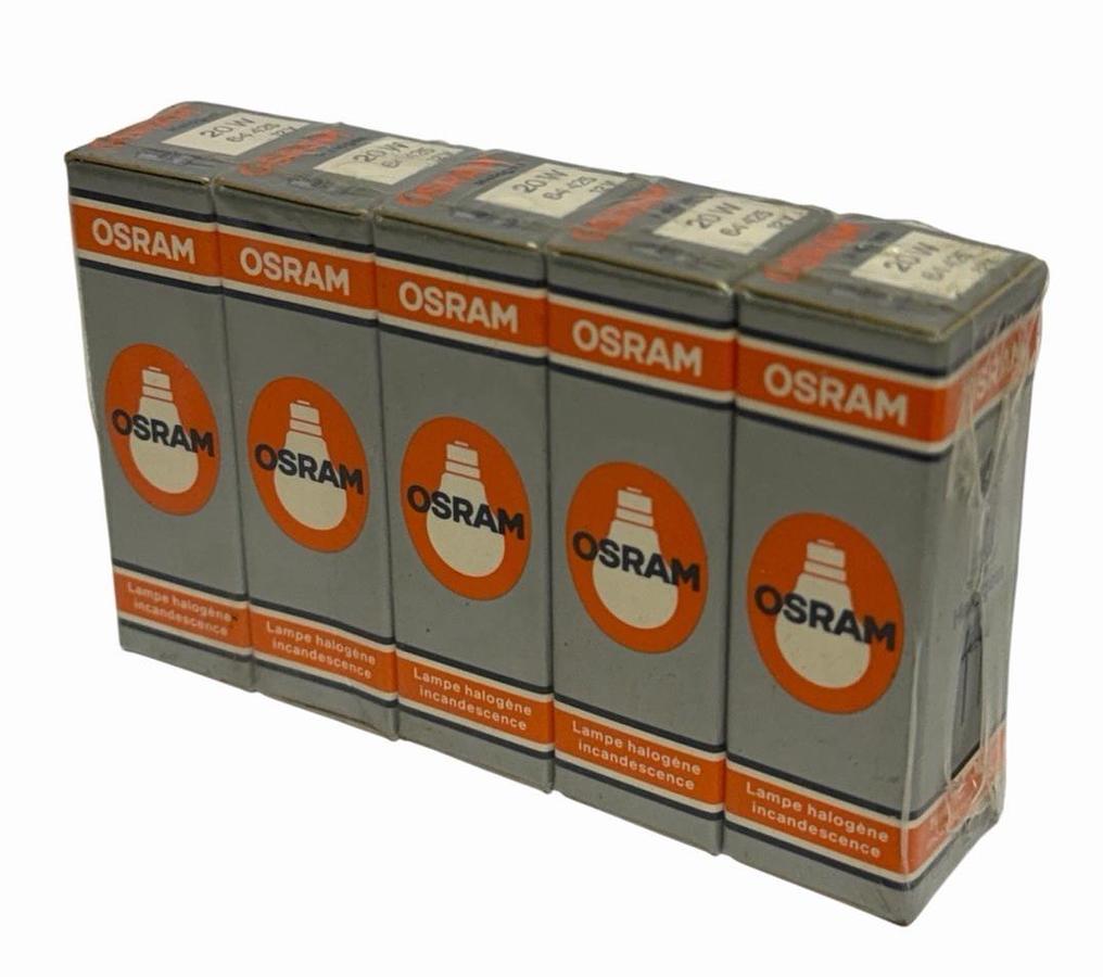 LOT OF 5 NIB OSRAM 64425 HALOGEN LAMPS 12V 20W