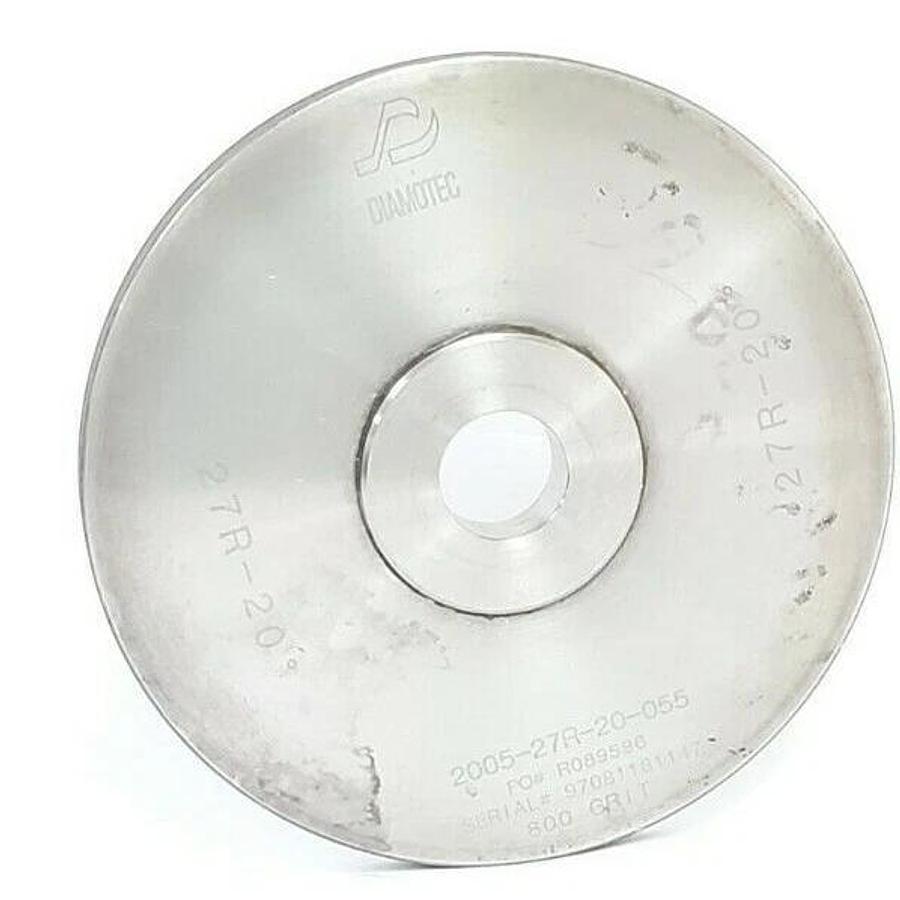 Used DIAMOTEC 2005-27R-20-055 WHEEL 27 11941B R089596 27R-20 800 GRIT