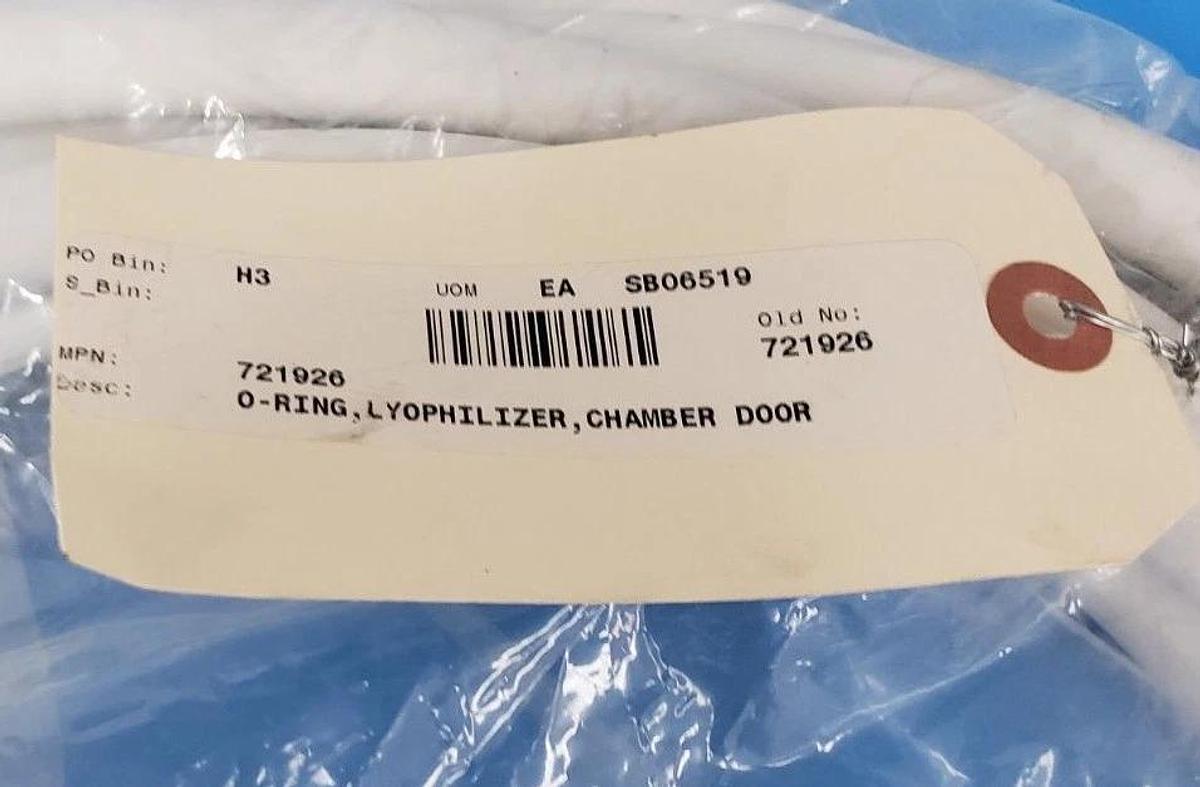 NEW GENERIC 721926 O-RING FOR LYOPHILIZER CHAMBER DOOR