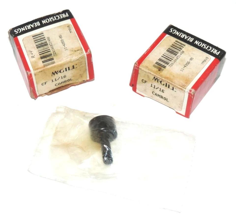 Used LOT OF 2 NEW MCGILL CF11/16 CAM FOLLOWERS CF 1116