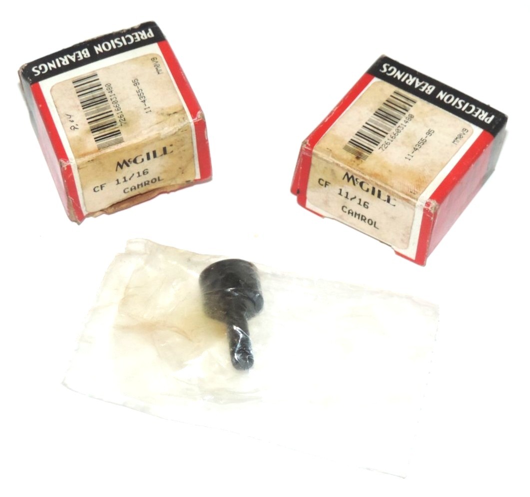 Used LOT OF 2 NEW MCGILL CF11/16 CAM FOLLOWERS CF 1116