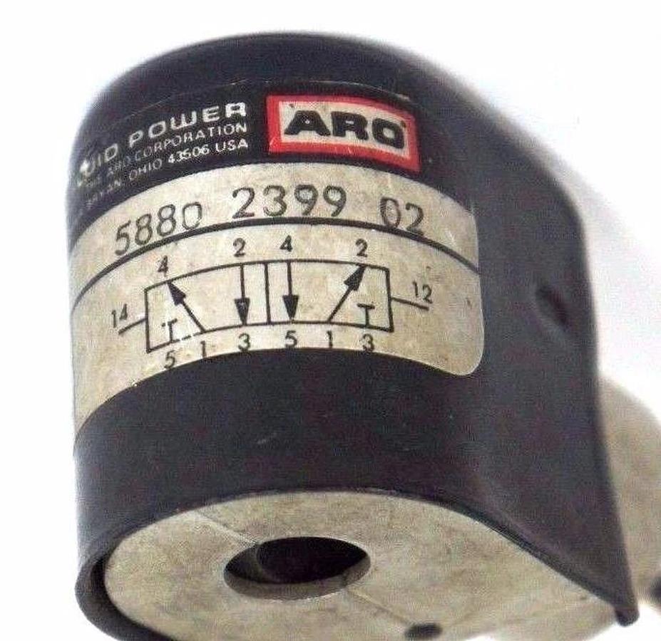 Used ARO FLUID POWER 5880239902 SOLENOID VALVE 5880-2399-02