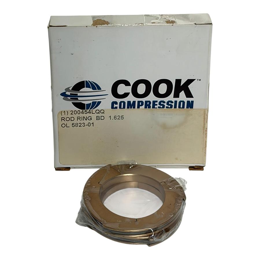 Used Cook Compression 200454LQQ 1.625 Inch Piston Rod Packing Ring Set New