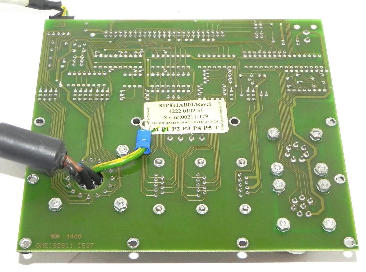 Used ATLAS COPCO 81P811AB01/REV 1 CIRCUIT BOARD