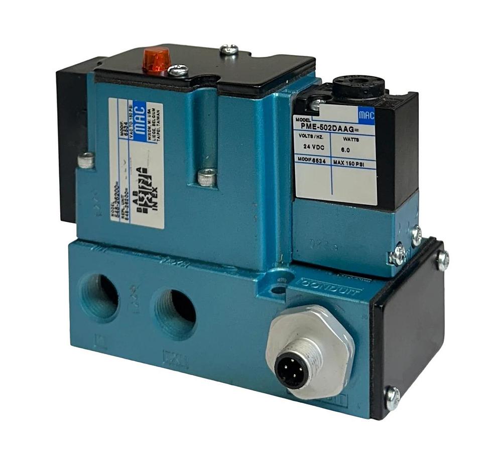 MAC 548-26200= / 548-26200 / 54826200 SOLENOID VALVE PME-502DAAG 24VDC COIL NSNP