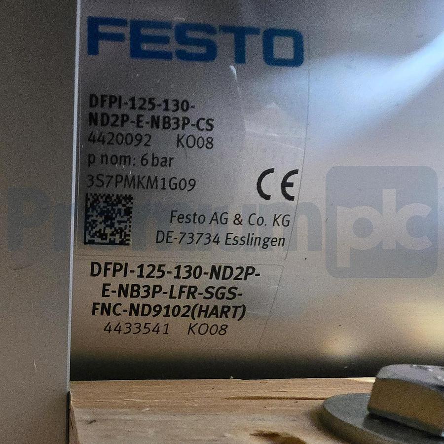 Outotec Metso Festo DFPI-125-130 4433541 Dart Valve Actuator ND9102HN Positioner
