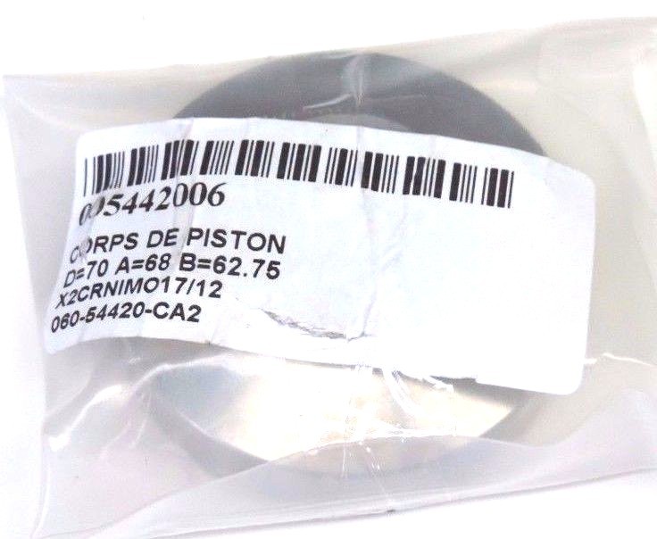 Used NEW CORPS DE PISTON 005442006, D=70 A=68 B=62.75, 060-54420-CA2 PISTON BODY