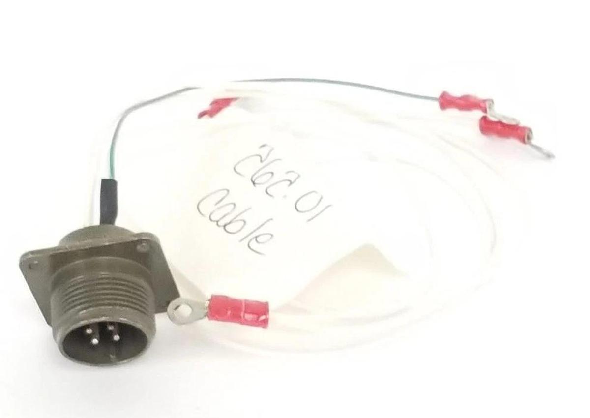 Used GENERIC S1D970030-262.01 CABLE ASSY. W/ AMPHENOL MS3102A14S-2P RECEPTACLE