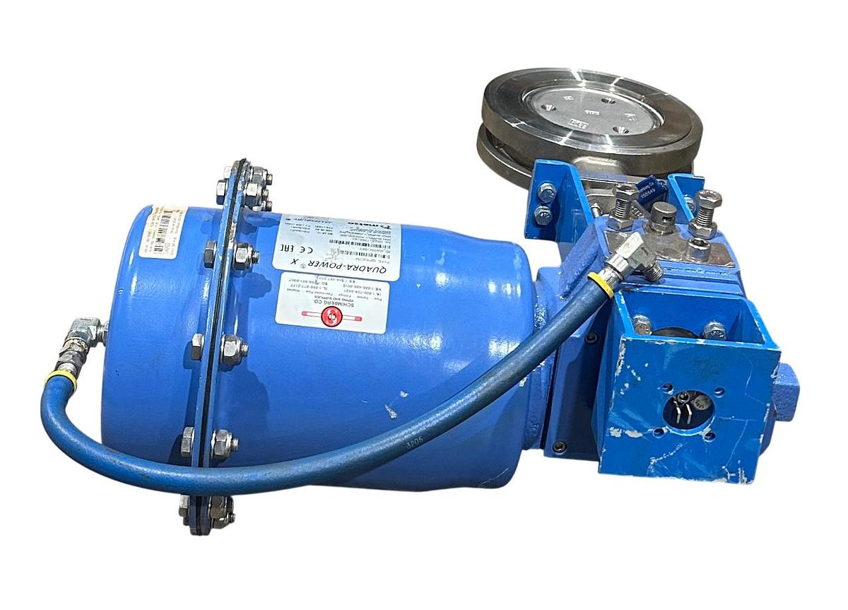Used METSO JAMESBURY QPX3C/M QUADRA-POWER X ACTUATOR / 815W113600XZ WAFER-SPHERE NSNP