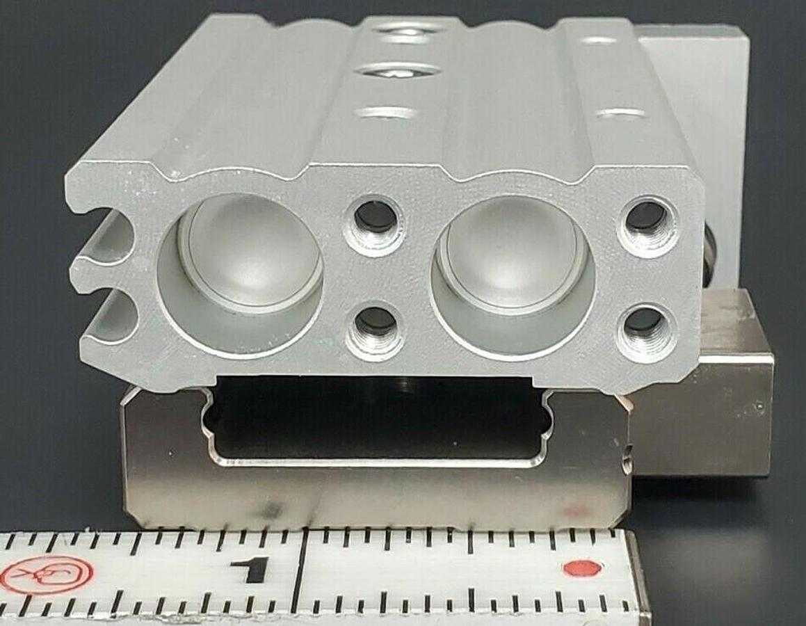NEW SMC MXQ12L-30BS CYLINDER TABLE SLIDE SHOCK ABSORB MXQ12L30BS