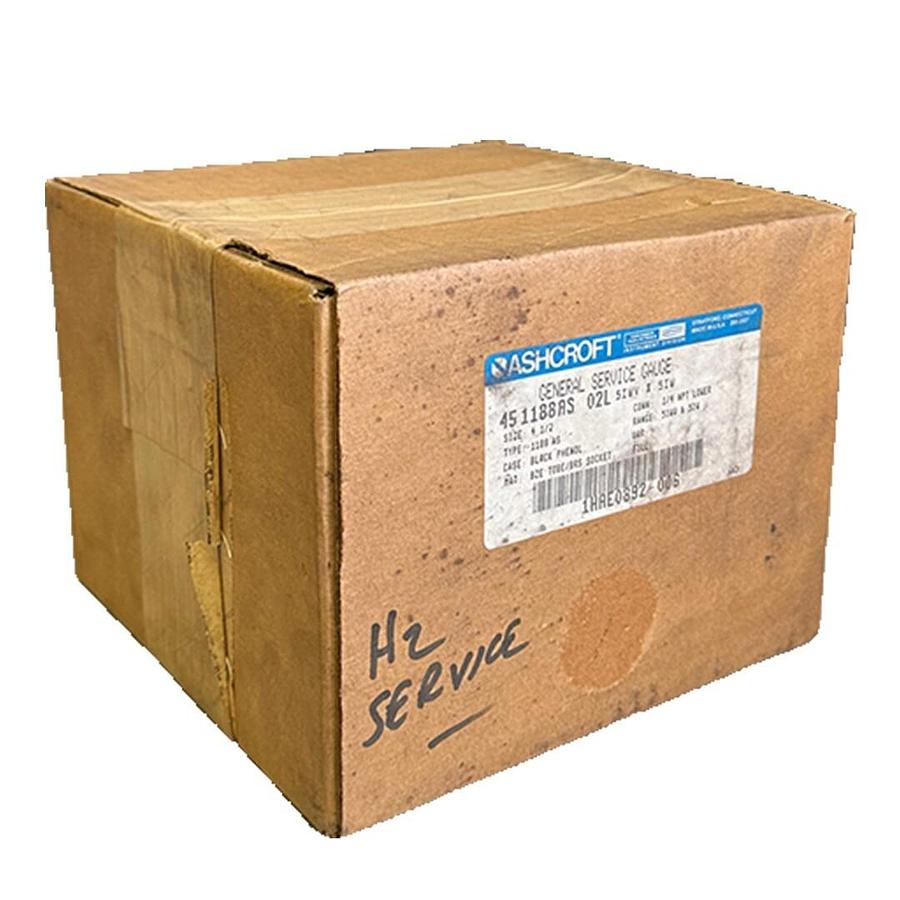 Used NEW SEALED ASHCROFT 45 1188AS 02L 5IWV & 5IW GENERAL SERVICE GAUGE 451188AS02L