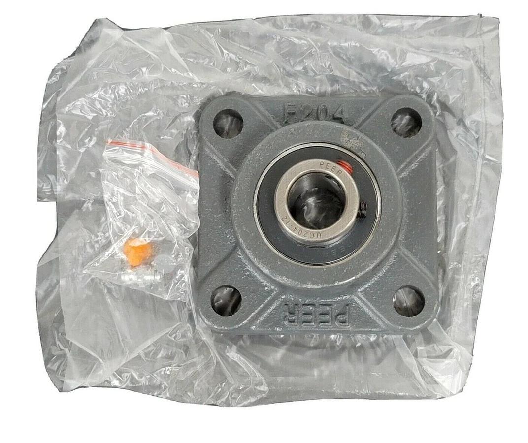 Used LOT OF 2 NIB PEER UCFT204-12 FLANGE MOUNT BALL BEARING UNITS 3/4'' 2-BOLT