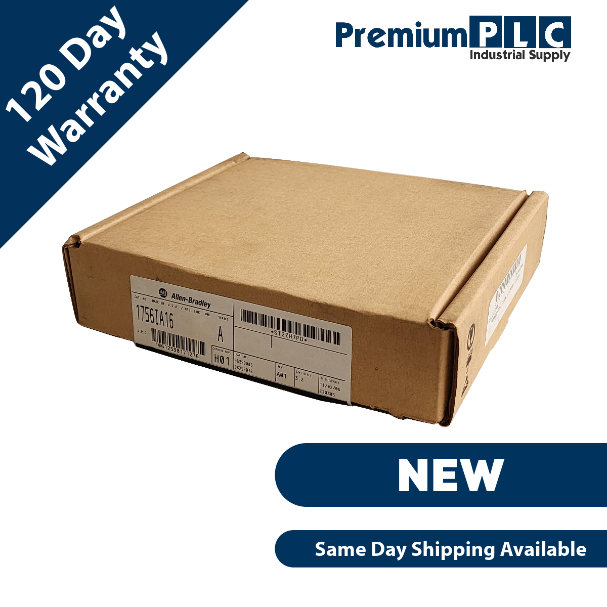 Used NEW ALLEN BRADLEY 1756-IA16 /A ControlLogix 16-PT DIGITAL INPUT MODULE 1756IA16