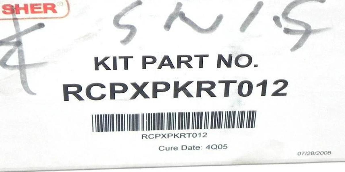 Used NEW FISHER RCPXPKRT012 KIT