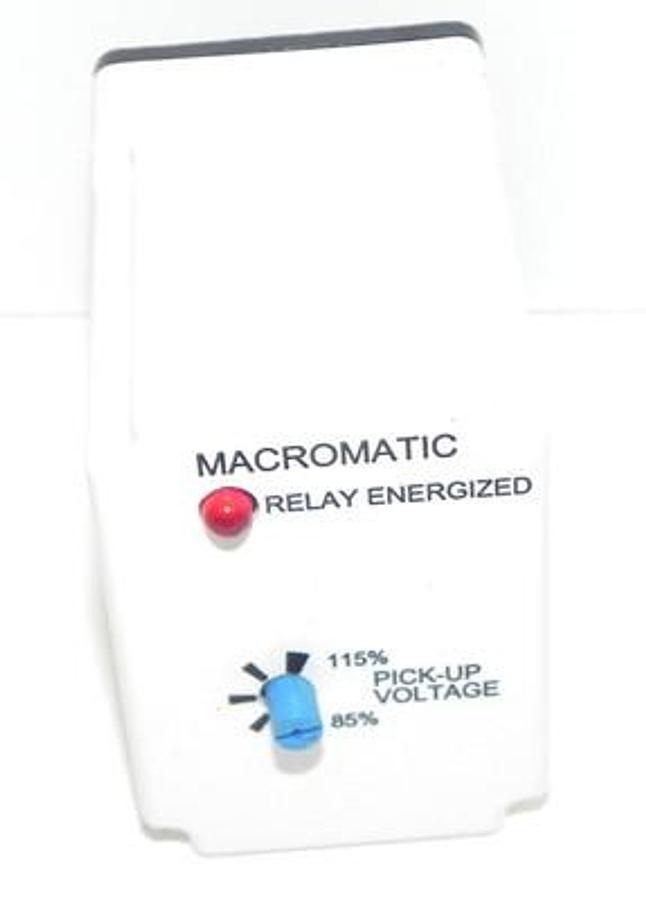 Used NIB MACROMATIC VMP024D VOLTAGE MONITOR RELAY 24VDC