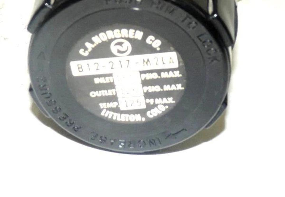 Used NORGREN B12-217-M2LA FILTER REGULATOR B12217M2LA