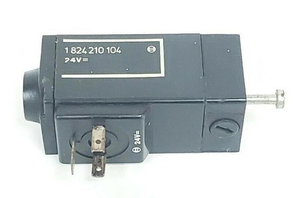 Used BOSCH 1824210104 SOLENOID VALVE COIL 24V (MISSING SCREW)