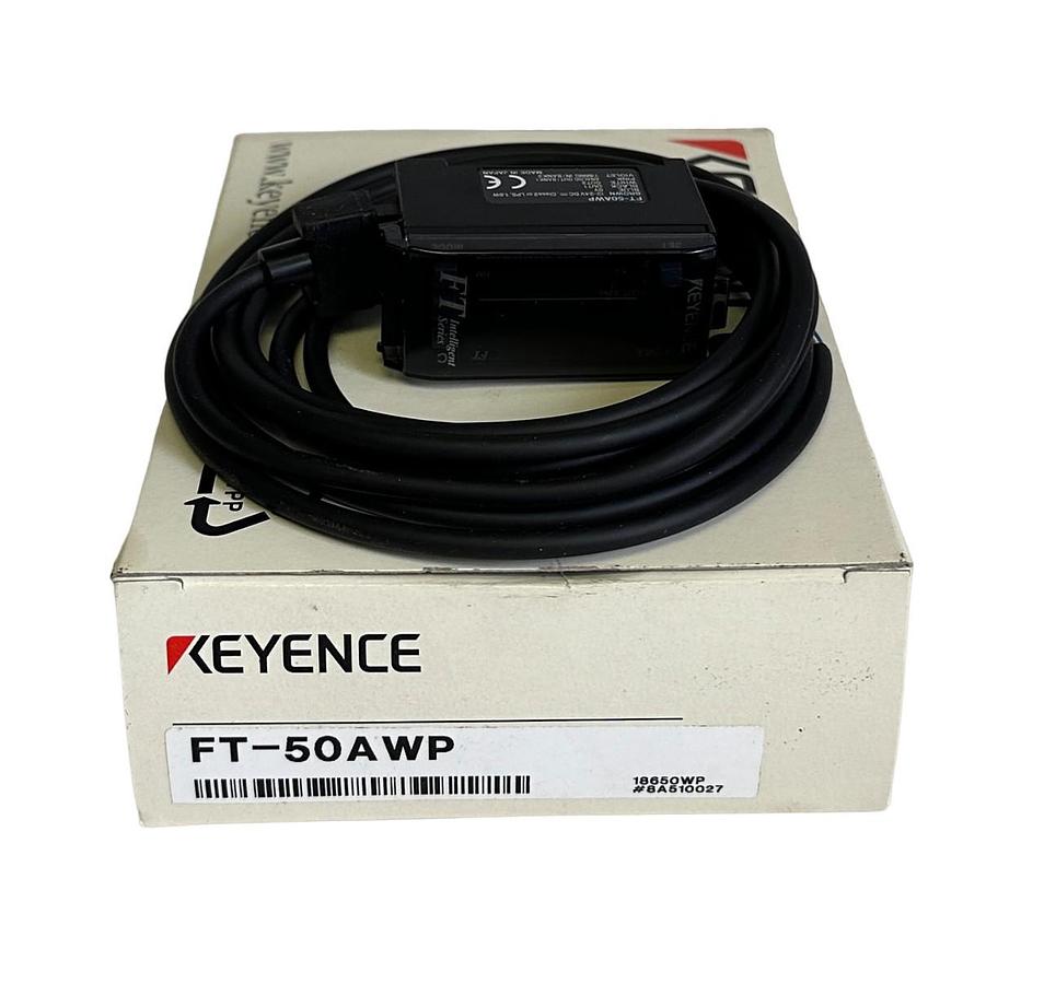 NEW KEYENCE FT-50AWP / FT50AWP MULTI-FUNCTION TEMPERATURE SENSOR 12-24Vdc LED