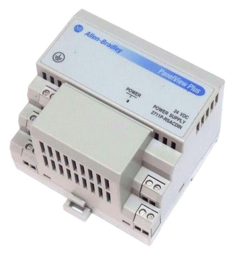 Used ALLEN BRADLEY 2711P-RSACDIN POWER SUPPLY SER A REV A 24VDC 2711PRSACDIN