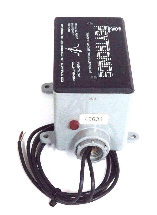 Used NEW PSYTRONICS P2401D TRANSIENT VOLTAGE SURGE SUPPRESSOR 240V