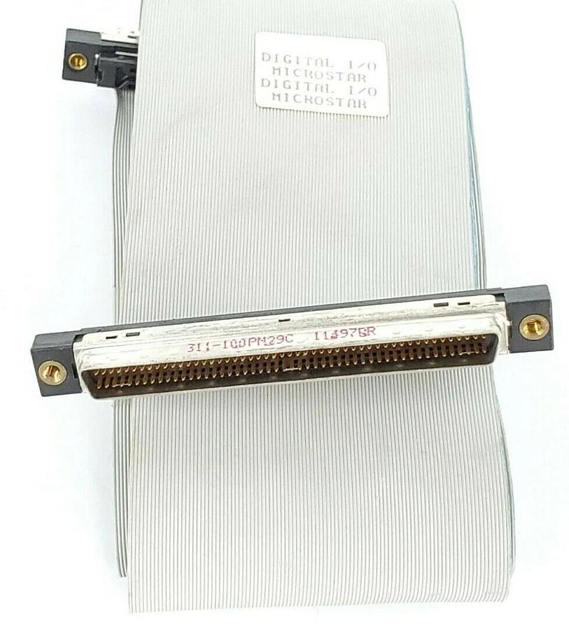 Used MICROSTAR MSCBL056-01-L36 DIGITAL I/O RIBBON CABLE MSCBL05601L36