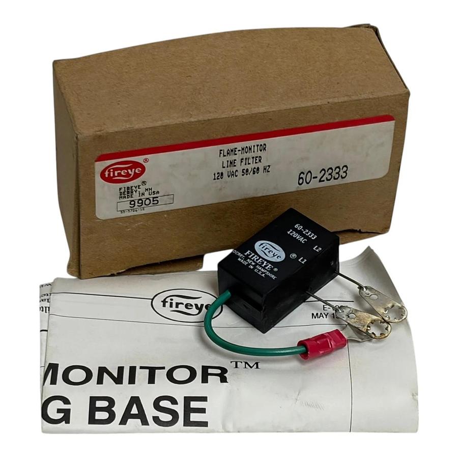 Fireye 60-2333 Flame-Monitor Line Filter 120VAC 50/60Hz New Surplus