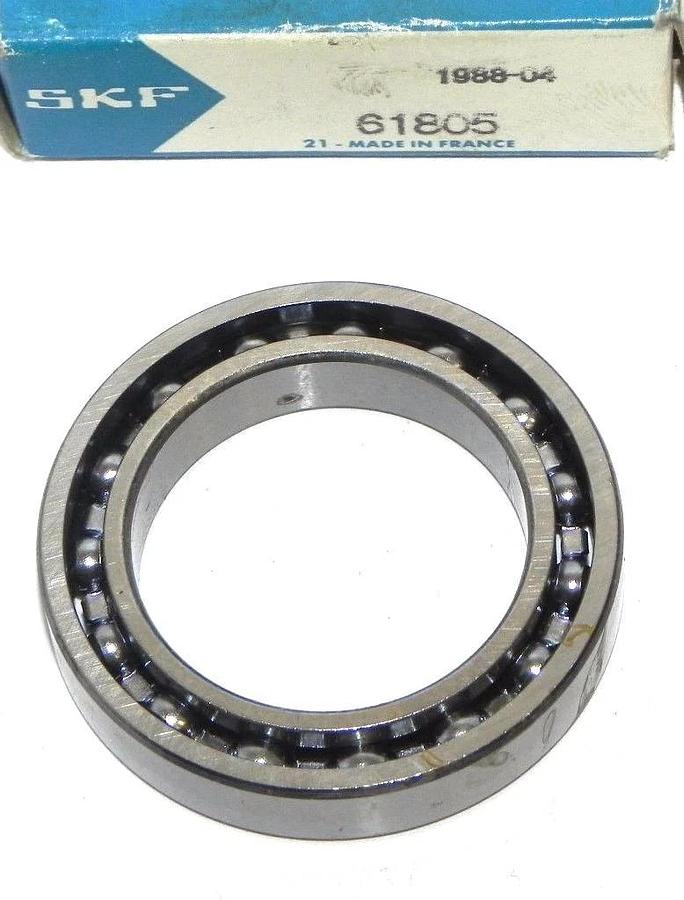 Used NIB SKF 61805 THIN SECTION BALL BEARINGS