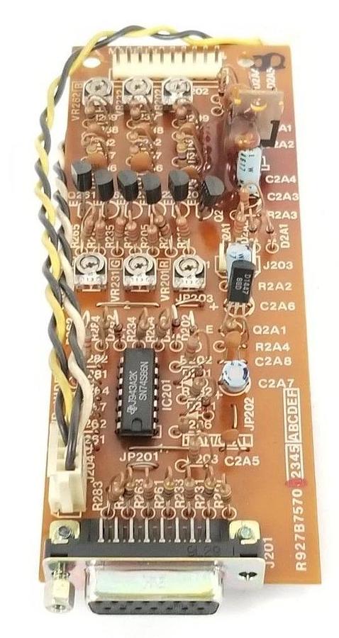 Used MITSUBISHI R927B7570 PWB-VIDEO CIRCUIT BOARD R241B369A1