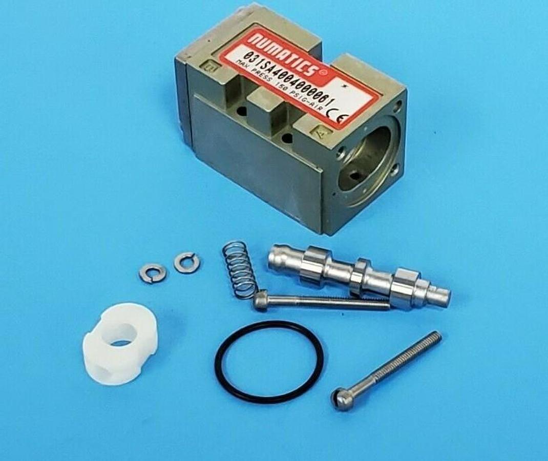 Used NUMATICS 031SA4004000061 SOLENOID VALVE 150 PSIG-AIR W/OUT COIL