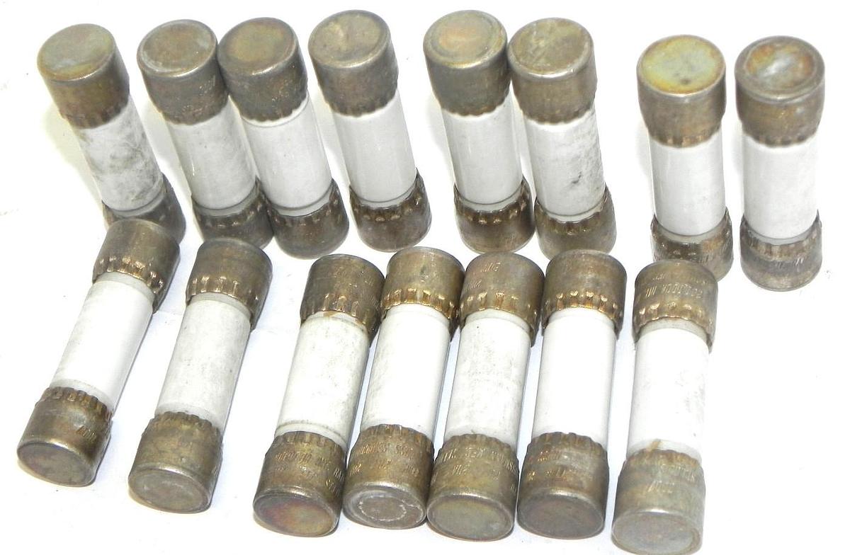 Used LOT OF 15 GOULD SHAWMUT A50P20 FUSES 20AMP 500VAC/DC SENICONDUCTOR