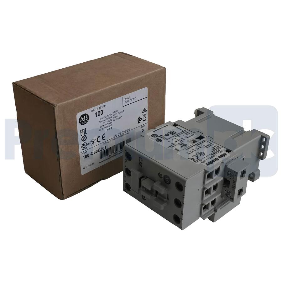 Used Allen-Bradley 100-C30EJ01 /C IEC Contactor 30A 3-Pole 24VDC Coil 100C30EJ01 NSMP