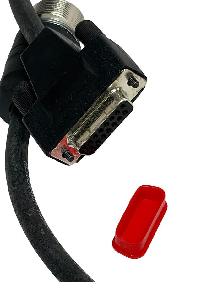 Used Heidenhain ID 368172-01 CNC Adapter Cable 9-Pin Round to 15-Pin D-Sub DB15