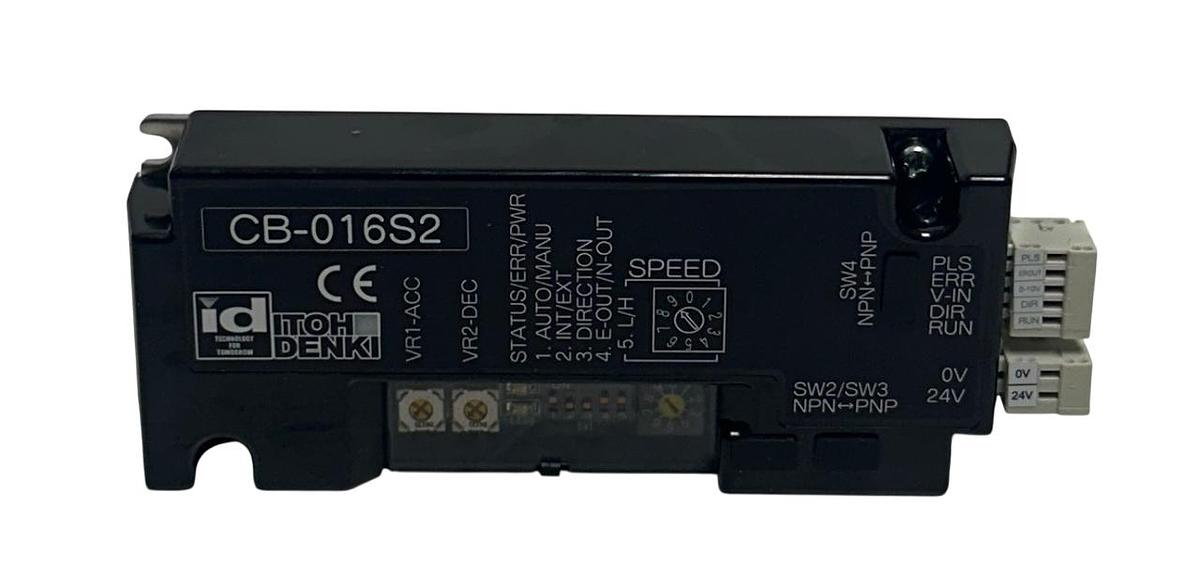 Used ITOH DENKI CB-016S2 / CB016S2 SPEED ADJUSTMENT DRIVER MODULE 24V VR1/VR2 NSNP