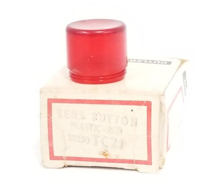 NIB EATON CULTER-HAMMER 10250TC21 LENS BUTTON PLASTIC RED