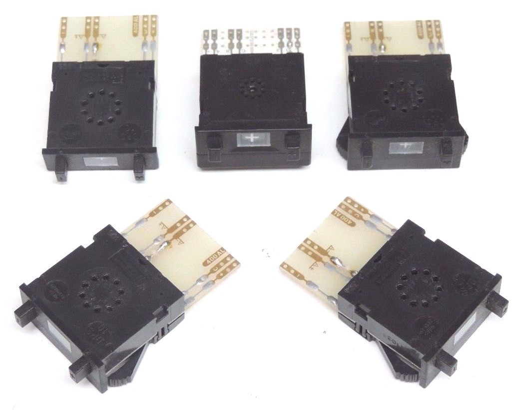 Used LOT OF 5 HARTMANN SG-A1032 PUSH THUMB WHEEL SWITCH, PLUS AND MINUS SGA1032