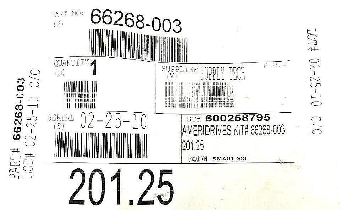Used NEW ALTRA INDUSTRIAL MOTION AMERIDRIVES COUPLINGS 66268-003 COUPLING KIT
