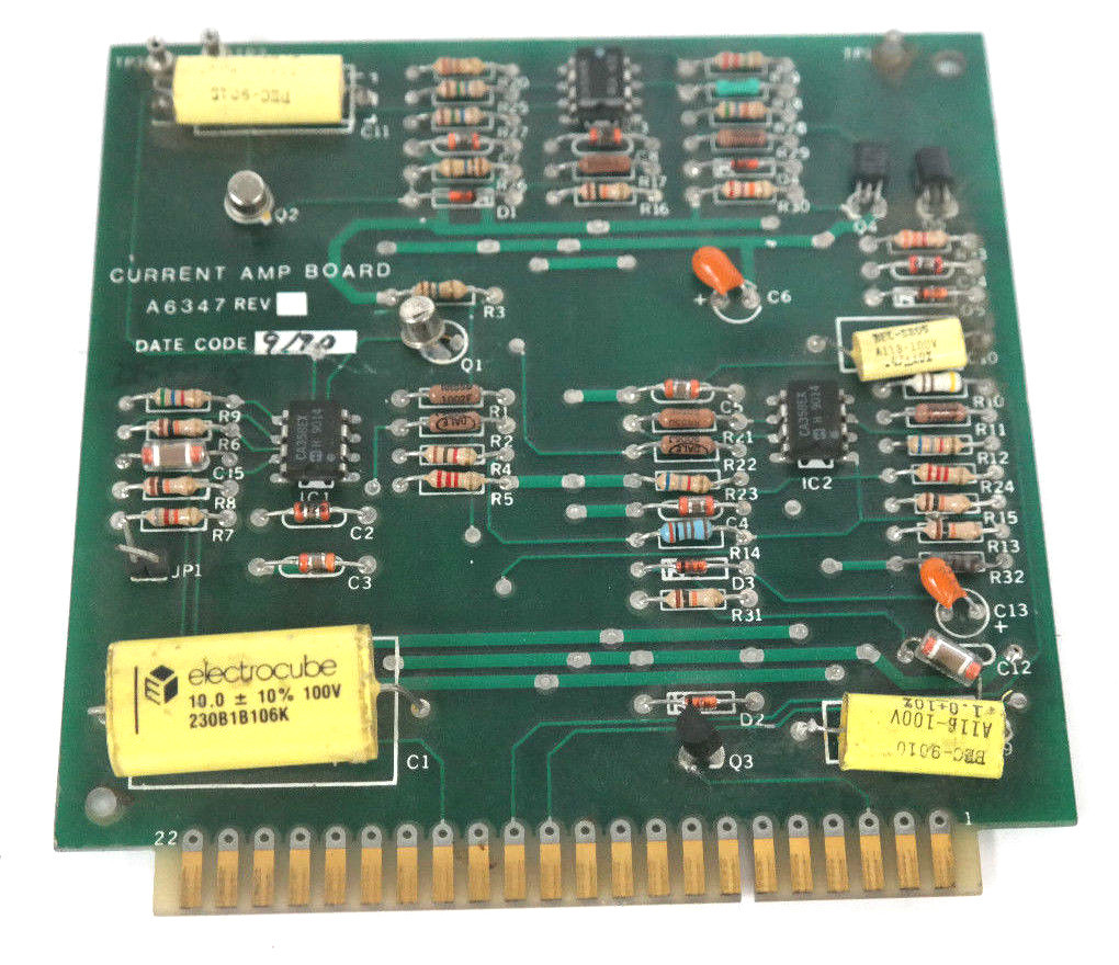 Used CONTRAVES PC0784-01 CURRENT AMP BOARD A6347 REV. E