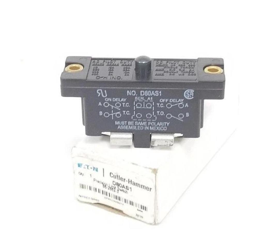 Used NIB EATON CUTLER HAMMER D80AS1 PRECISION LIMIT SWITCH SER. A1 86-2862-3